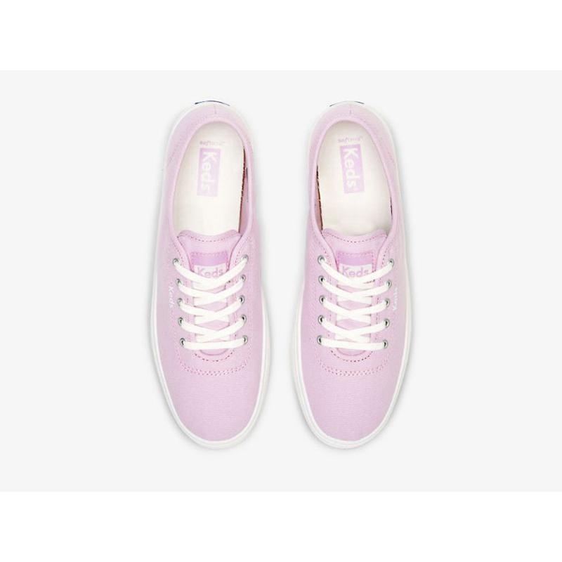 Keds Breezie Kanvas Lace Ups Kadın Mor | UPROS-0629